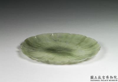 图片[2]-Jade flower-shaped plate, India-China Archive